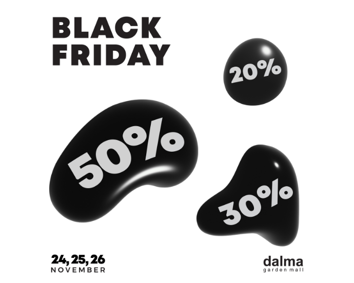 BLACK FRIDAY. Discounts, raffles and events at Dalma Garden Mall